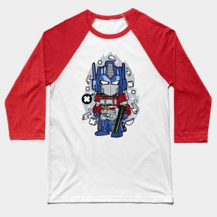 Chibi Optimus Prime Baseball T-Shirt